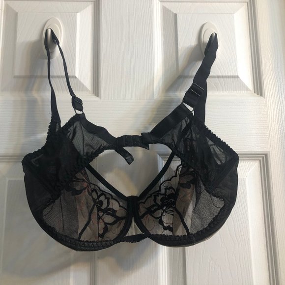 Black and Tan Underwire Bra - Picture 2 of 3
